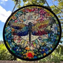 Load image into Gallery viewer, Summer Dragonfly Suncatcher