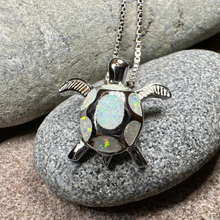 Load image into Gallery viewer, Petite Turtle Necklace