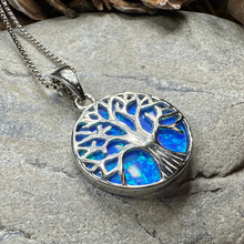 Load image into Gallery viewer, Persephone Opal Tree of Life Necklace