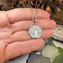 Load image into Gallery viewer, Persephone Opal Tree of Life Necklace