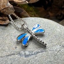 Load image into Gallery viewer, Fairy Meadow Dragonfly Necklace