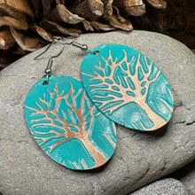 Load image into Gallery viewer, Oaksong Tree of Life Copper Earrings