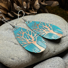 Load image into Gallery viewer, Oakwind Tree of Life Copper Earrings