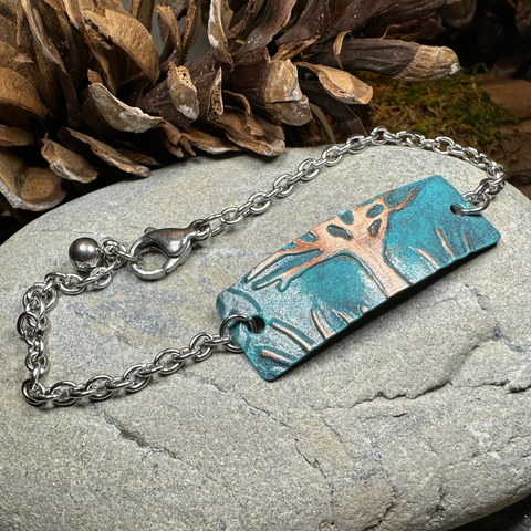 Load image into Gallery viewer, Ancient Oak Tree of Life Copper Bracelet