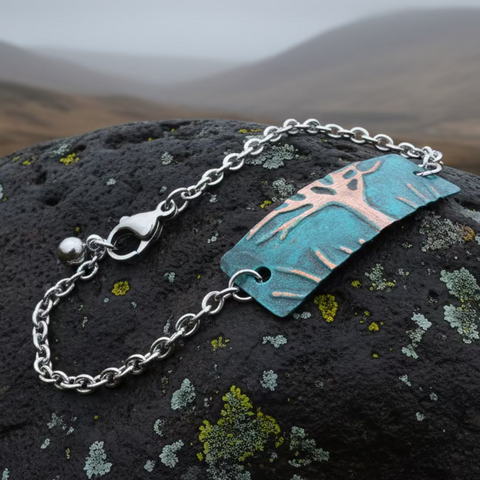 Load image into Gallery viewer, Ancient Oak Tree of Life Copper Bracelet