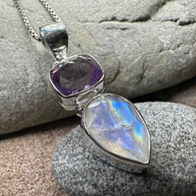 Load image into Gallery viewer, Celtic Morning Moonstone Necklace