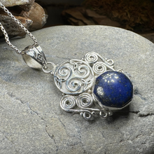 Load image into Gallery viewer, Lyria Celtic Triple Spiral Necklace