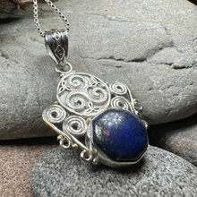 Load image into Gallery viewer, Lyria Celtic Triple Spiral Necklace