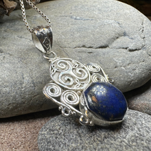 Load image into Gallery viewer, Lyria Celtic Triple Spiral Necklace