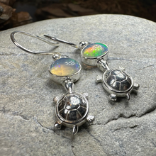 Load image into Gallery viewer, Turtle Opal Earrings