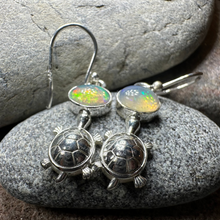 Load image into Gallery viewer, Turtle Opal Earrings