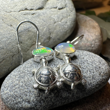 Load image into Gallery viewer, Turtle Opal Earrings