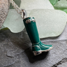Load image into Gallery viewer, Rainy Day Wellies Boot Necklace