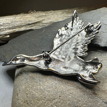 Load image into Gallery viewer, Mallard Duck Marcasite Brooch