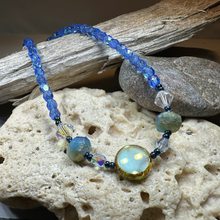 Load image into Gallery viewer, Pastel Crystal Ankle Bracelet