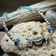 Load image into Gallery viewer, Beachy Seahorse Ankle Bracelet