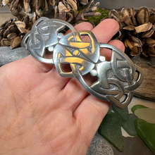 Load image into Gallery viewer, Celtic Friendship Knot Hair Clip