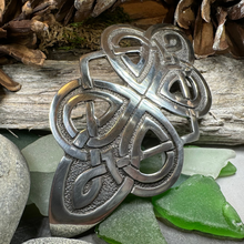 Load image into Gallery viewer, Celtic Honesty Knot Hair Clip