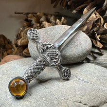 Load image into Gallery viewer, Alexander Thistle Kilt Pin