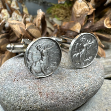 Load image into Gallery viewer, Garscadden Stag Cuff Links