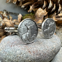 Load image into Gallery viewer, Garscadden Stag Cuff Links