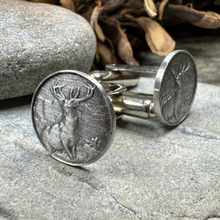 Load image into Gallery viewer, Garscadden Stag Cuff Links