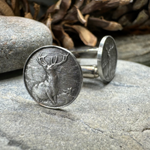 Load image into Gallery viewer, Garscadden Stag Cuff Links