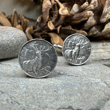 Load image into Gallery viewer, Garscadden Stag Cuff Links
