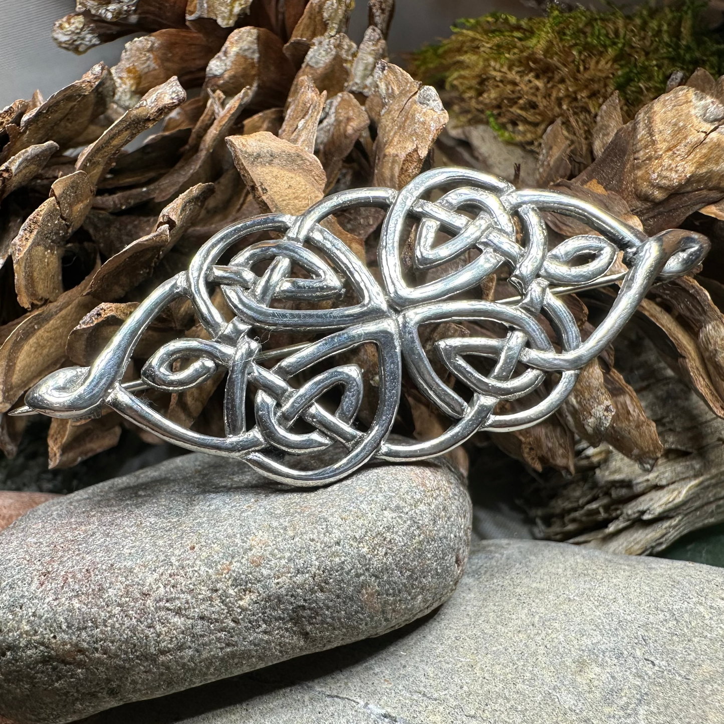Jenna Celtic Knot Brooch — view 11