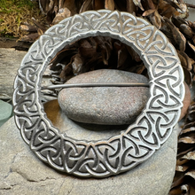 Load image into Gallery viewer, Cahir Celtic Trinity Knot Tartan Pin