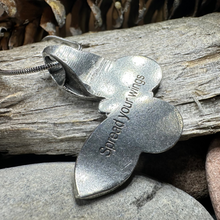 Load image into Gallery viewer, Celtic Butterfly Pewter Necklace