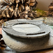 Load image into Gallery viewer, Cahir Celtic Trinity Knot Tartan Pin