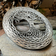 Load image into Gallery viewer, Large Pewter Tree of Life Tartan Pin