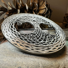 Load image into Gallery viewer, Large Pewter Tree of Life Tartan Pin