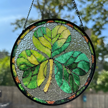 Load image into Gallery viewer, Irish Shamrock Suncatcher