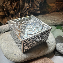 Load image into Gallery viewer, Square Celtic Trinket Box