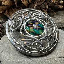 Load image into Gallery viewer, Heathergems Celtic Knot Brooch