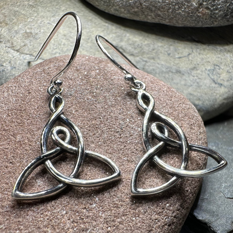 Load image into Gallery viewer, Mother's Knot Celtic Earrings
