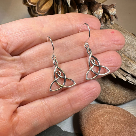 Load image into Gallery viewer, Mother's Knot Celtic Earrings