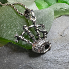 Load image into Gallery viewer, Tartan Bagpipes Necklace