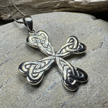 Load image into Gallery viewer, Ethereal Celtic Cross Necklace