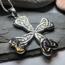 Load image into Gallery viewer, Ethereal Celtic Cross Necklace