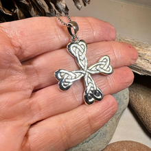 Load image into Gallery viewer, Ethereal Celtic Cross Necklace