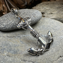 Load image into Gallery viewer, Harbor Bound Anchor Necklace