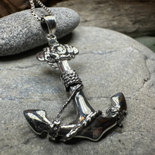 Load image into Gallery viewer, Harbor Bound Anchor Necklace
