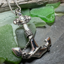 Load image into Gallery viewer, Harbor Bound Anchor Necklace