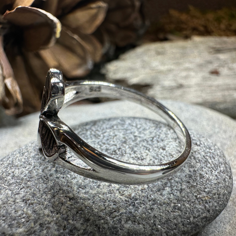 Load image into Gallery viewer, Sláinte Shamrock Celtic Ring