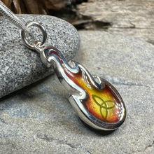 Load image into Gallery viewer, Mystical Celtic Flame Necklace