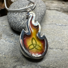 Load image into Gallery viewer, Mystical Celtic Flame Necklace