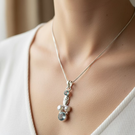 Rayna Owl Necklace — view 2